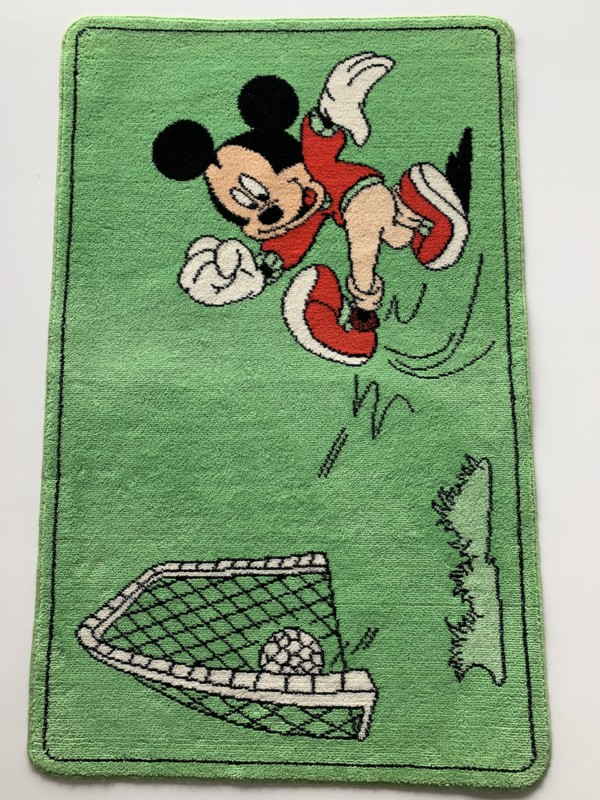 Teppich Disney Mickey Mouse 60x100cm Waschbar, 100% Baumwolle