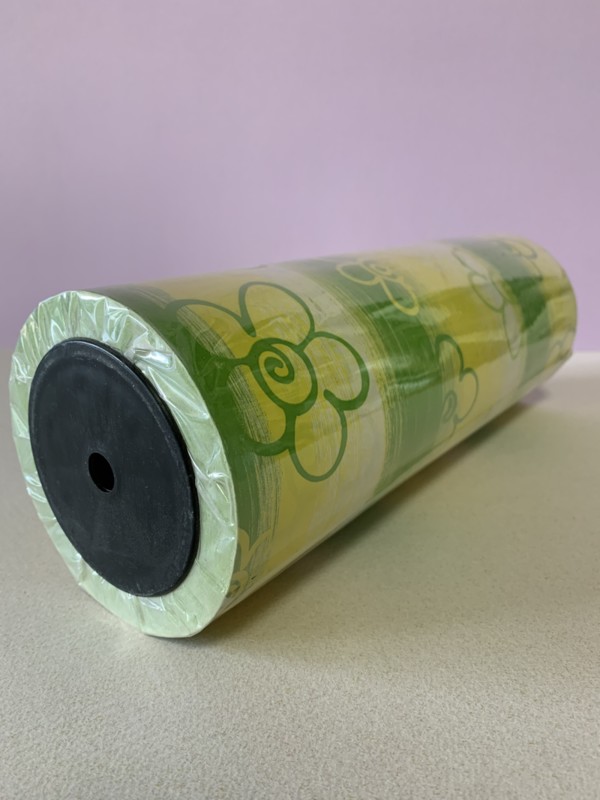 Gift Wrapping Paper Green Flower