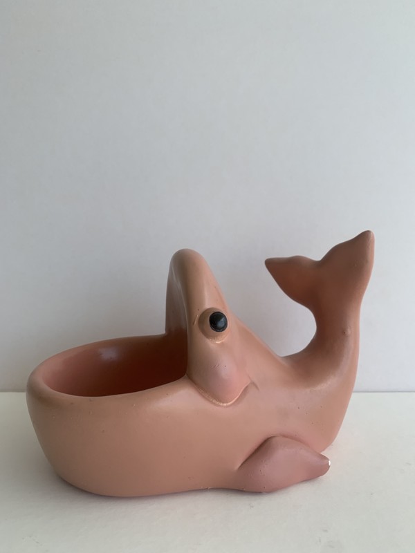 Whale soap dish