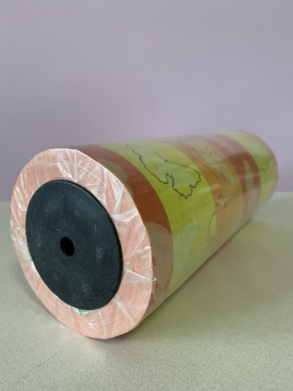 Gift Wrapping Paper Orange Butterfly