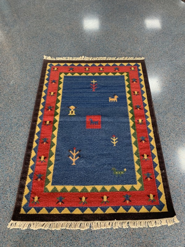 Osta Durri Rug 140x200cm 100% Schurwolle Handgefertigt in Indien.