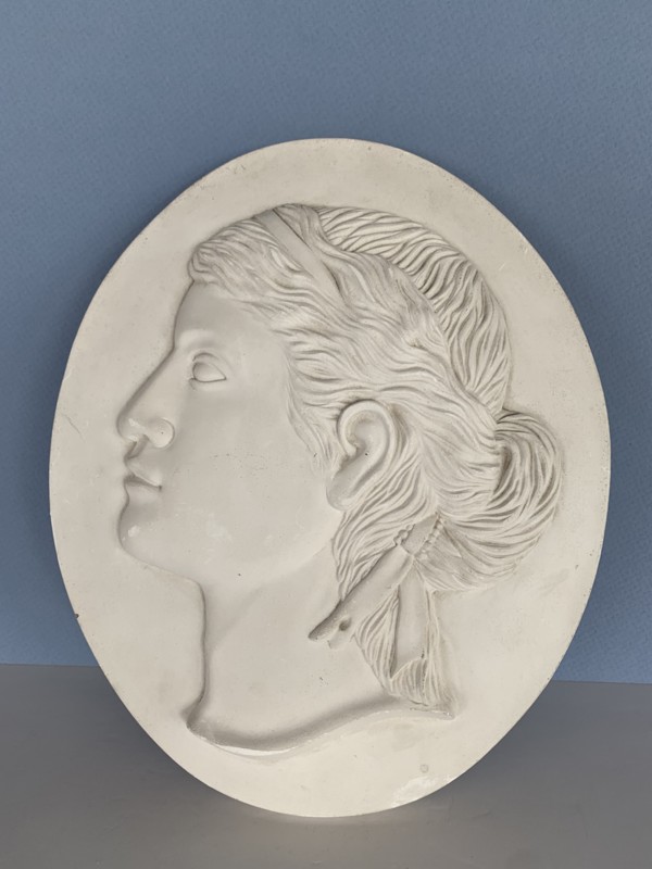 Greek woman plate