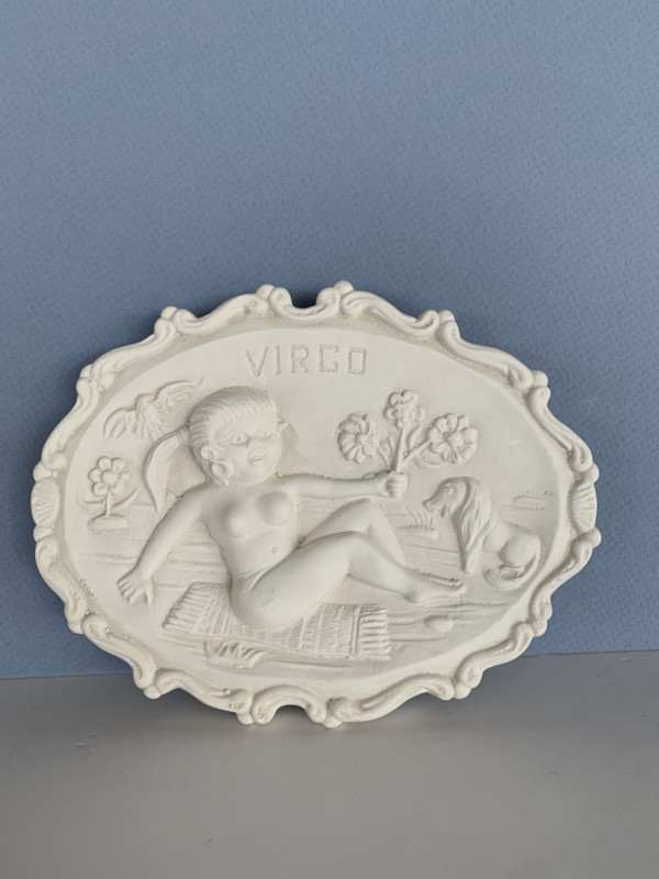 Virgo horoscope wall plate