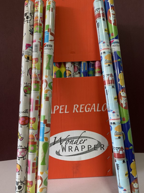 Papel de Regalo Rollos Infantil A