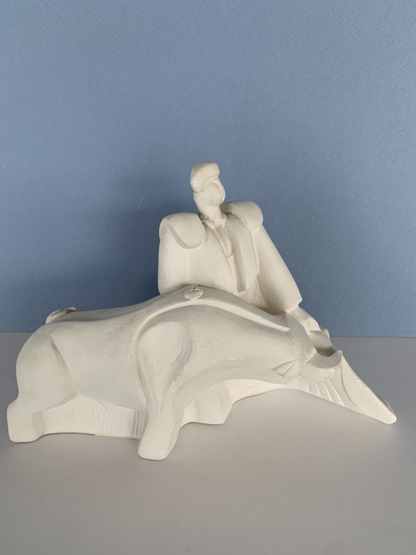 Plaster bullfighter