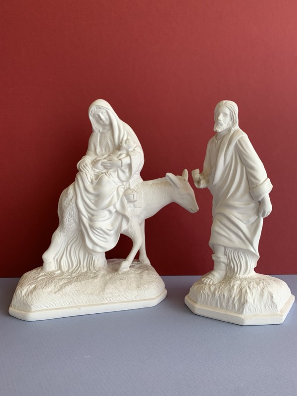 Madonna und der heilige Joseph Die Flucht