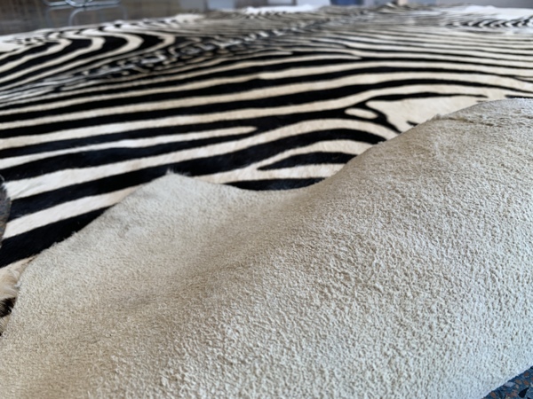 Zebra Effect Rug 214x188cm
