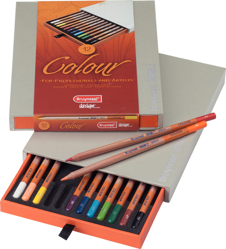 Bruynzeel Box of 12 colored pencils Design