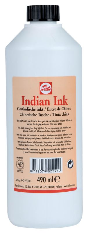 Talens Indian Ink Chinese Ink 490ml