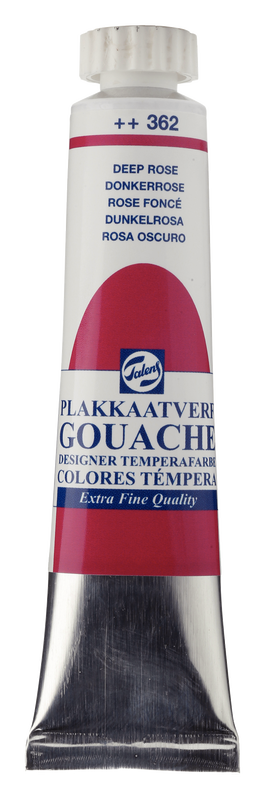 Talens gouache extra fine, 20 ml tube Dark Pink Nº 362