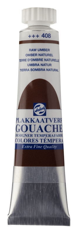 Talens gouache extra fine, 20 ml tube Natural Earth Shadow Nº 408