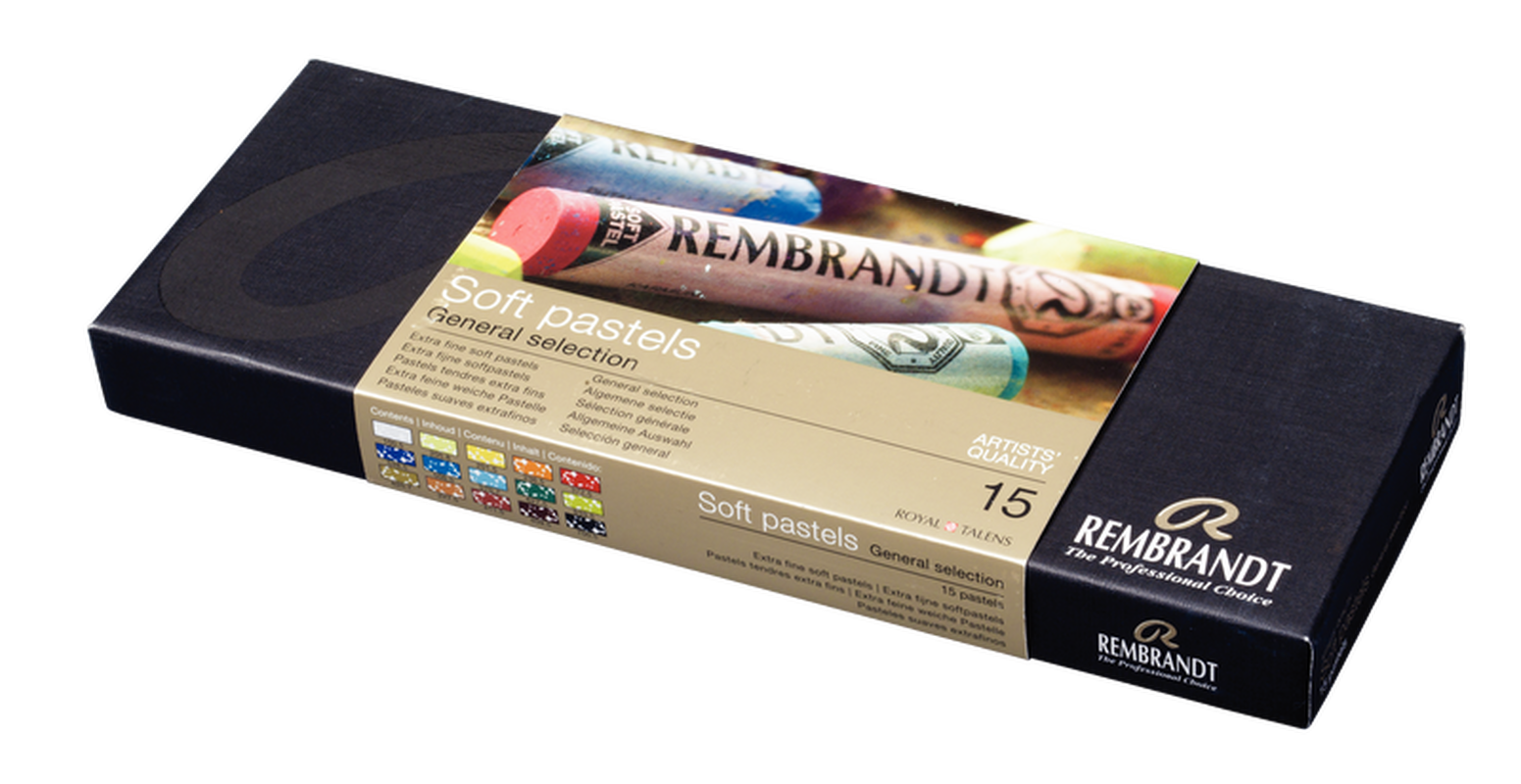 Rembrandt Soft Pastels Box 15 whole bars