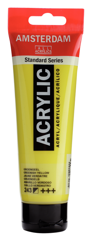 Acryl 120 ml Color Grünlich Gelb 243
