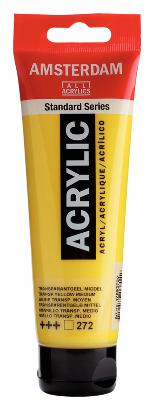 Acryl 120 ml Color Gelb Transparentes Medium 272