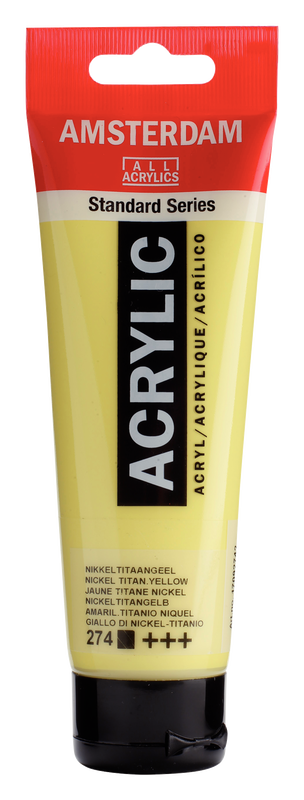 Acryl 120 ml Color Gelb Titanium Nickel 274