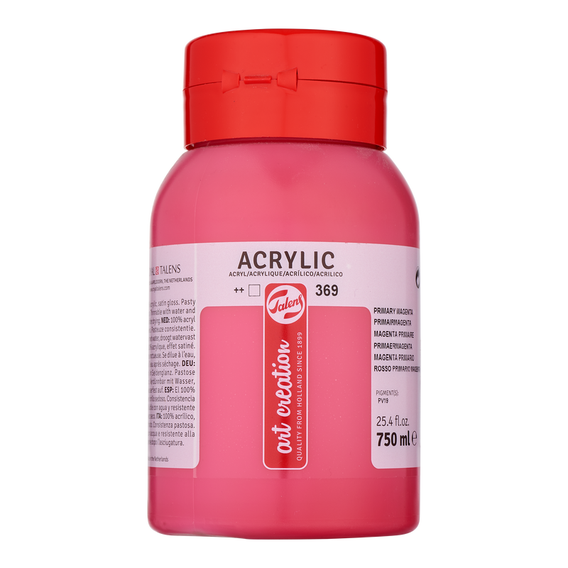Acryl 750 ml Color Magenta Primär 369
