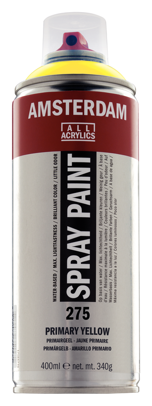 Amsterdam Acrylic Spray Number 275 Color Primary Yellow 400ml