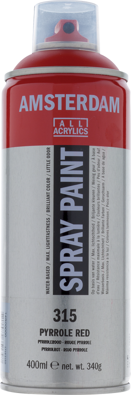 Amsterdam Acrylic Spray Number 315 Color Pyrrole Red 400ml