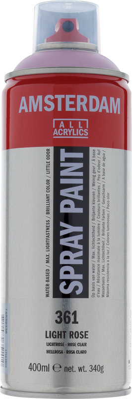 Amsterdam Acrylic Spray Number 361 Color Light Pink 400ml