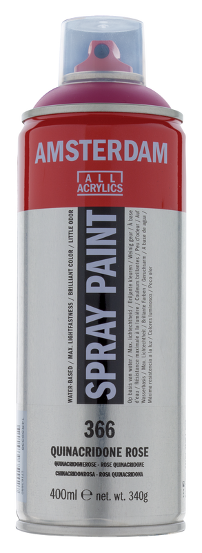 Amsterdam Acrylic Spray Number 366 Color Pink Quinacridone 400ml
