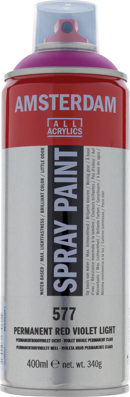 Amsterdam Acrylic Spray Number 577 Color Violet Permanent Red Light 400ml