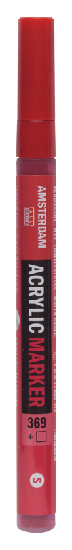 Amsterdam Acrylic Marker Fine Tip (S) Acrylic Marker Number 369 Color Magenta (Primary)