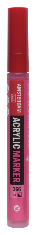 Amsterdam Acrylic Marker Medium Point Acrylic Marker Number 366 Color Pink Quinacridone