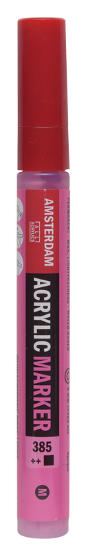 Amsterdam Acrylic Marker Medium Point Acrylic Marker Number 385 Color Light Quinacridone Pink