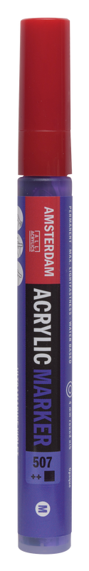 Amsterdam Acrylic Marker Medium point Acrylmarker Nummer 507 Farbe Ultramarinblau Violett