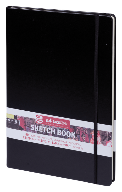 Art Creation Sketch Book Sketch Pad Black Cover 140gr 21x29 7cm 80 Sheets