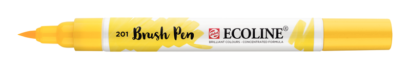 Talens Brush Pen Ecoline Number 201 Color Light Yellow