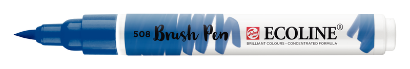 Talens Brush Pen Ecoline Number 508 Color Prussian Blue