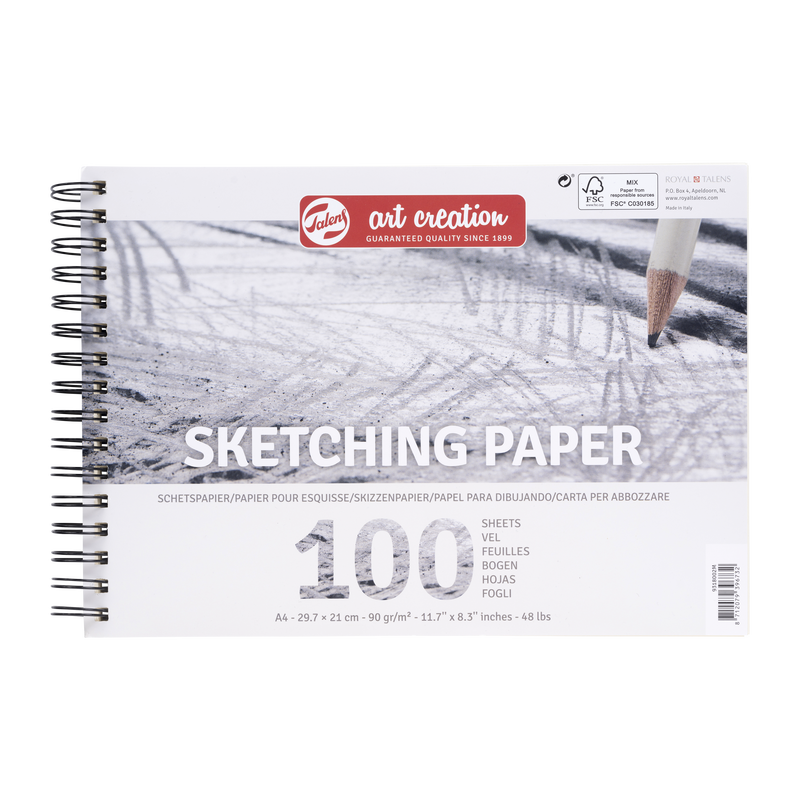 Art Creation Sketching Paper Pad 90gr A4 100 Sheets