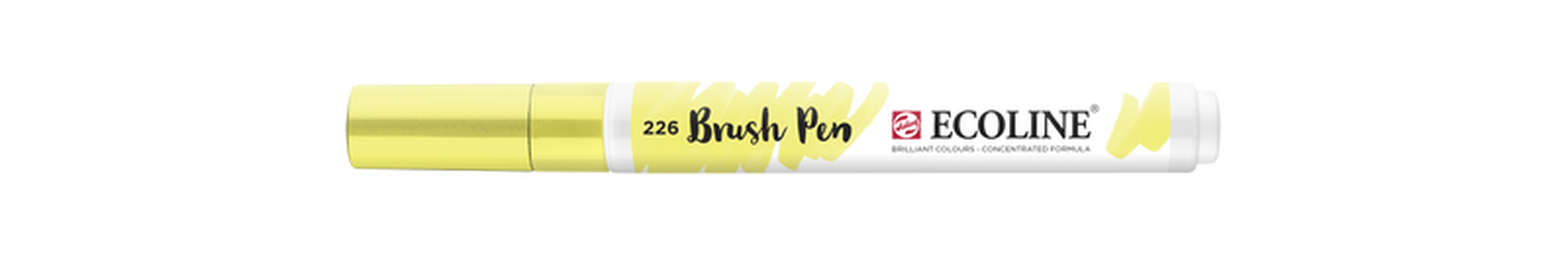 Talens Brush Pen Ecoline Nummer 226 Farbe Gelb Pastell
