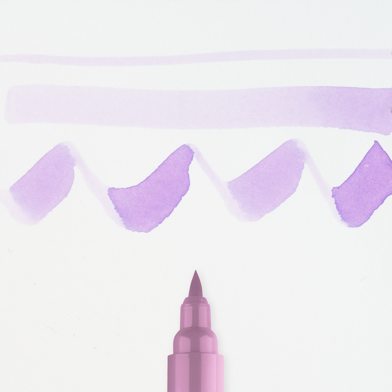 Talens Brush Pen Ecoline Marker Number 579 Color Violet Pastel