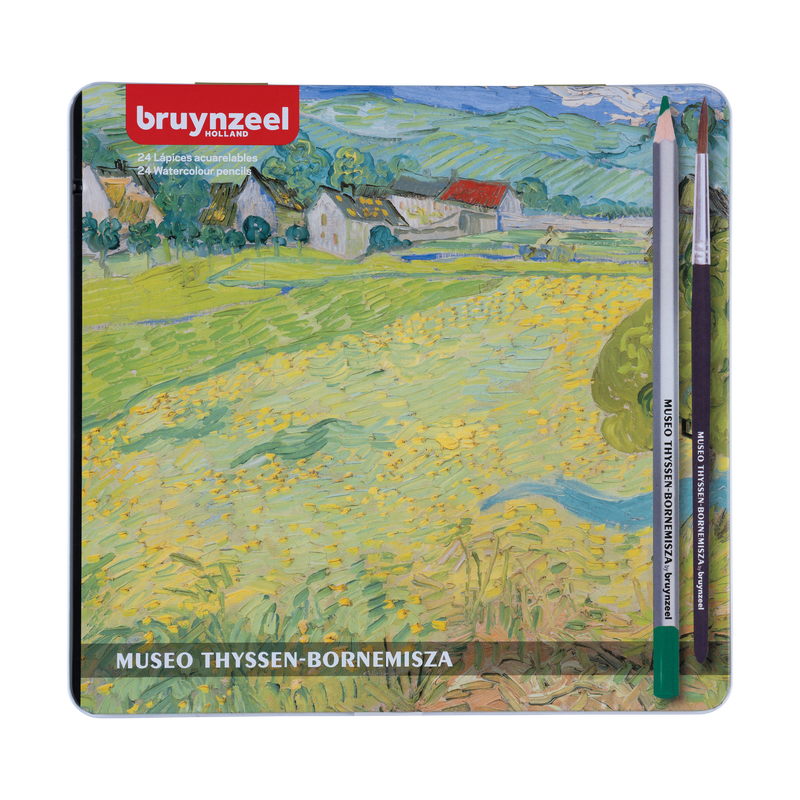 Bruynzeel Box of 24 watercolor pencils Thyssen-Bornemisza Museum