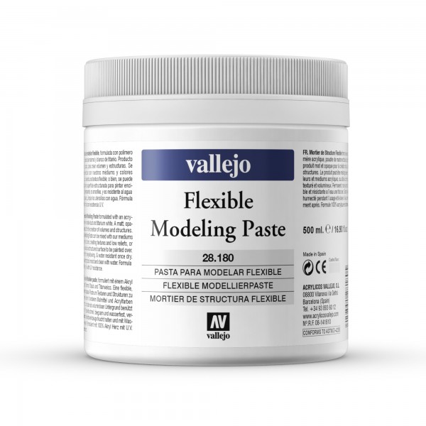 Flexible modeling paste Vallejo Number 28 180 500ml