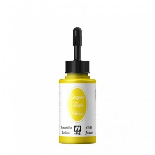Vallejo Opaque Chinese Ink Yellow 23ml