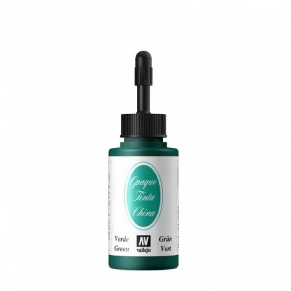 Vallejo Opaque Chinese Ink Green 23ml