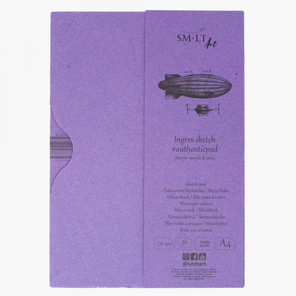 Smlt Art Ingress Sketch authenticpad in case 130gr A4 30 Sheets