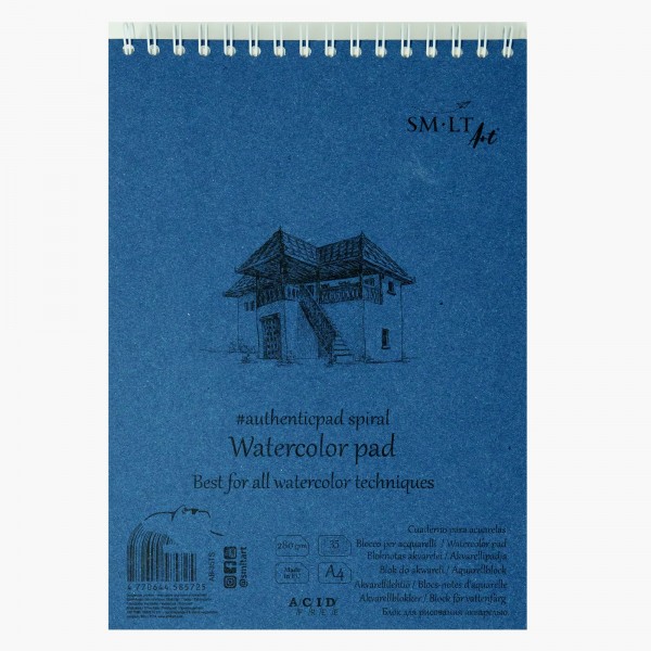 Smlt Art Authenticpad watercolor pad 280gr A4 35 Sheets