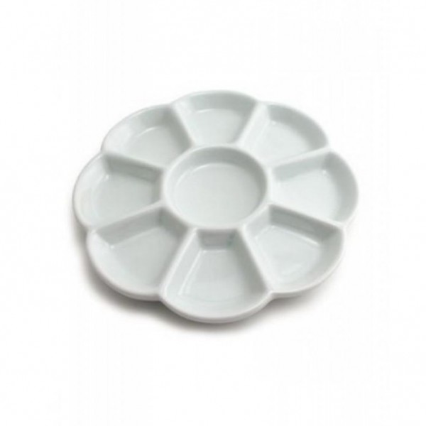 Talens Circular ceramic paddle 19 cm 8 + 1 Straw