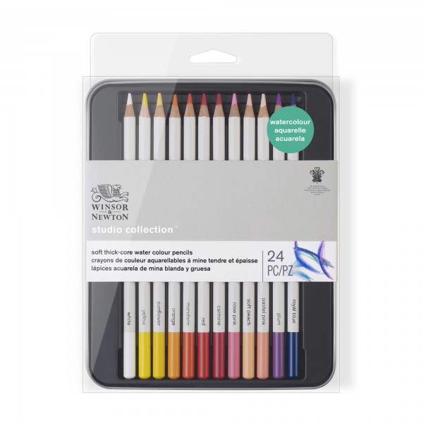 Winsor & Newton Pencil Box Watercolor pencils 24 pencils
