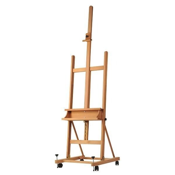 Talens Nice Studio Easel with zipper and wheels. Foldable Base Assembled, Adjusted and Tested.